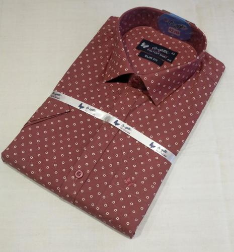 Polyester Cotton Plain Printed Slim Fit Shirts 40s CPx40s CP60 Cotton40 Polyester42 Hs